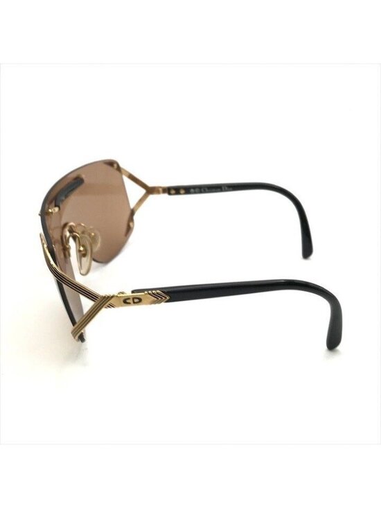 Dior Sunglasses Vintage One Shield Brown Glass Sun Present Eyewear main image 5